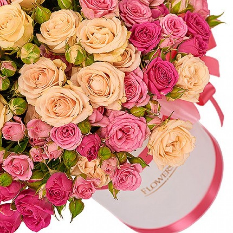 Квіти в коробці "Для моєї милої" - image-1
